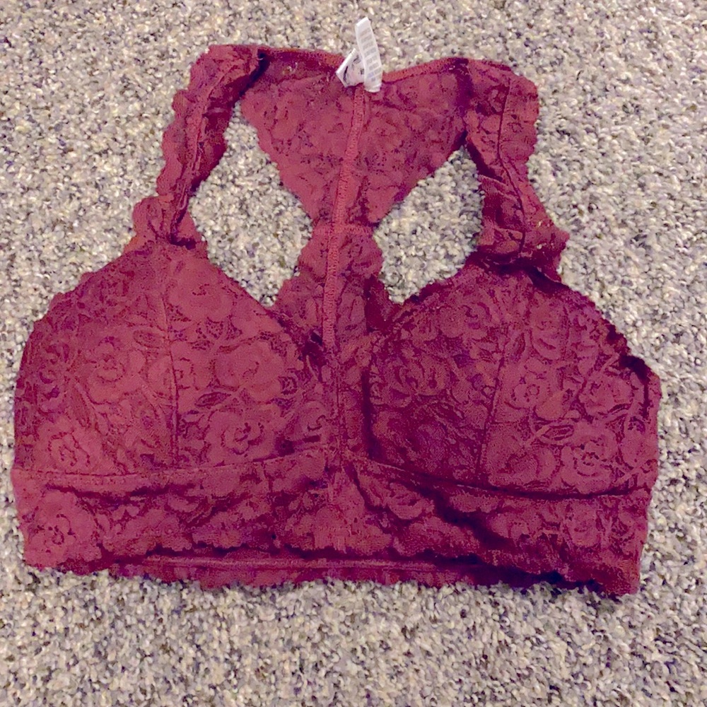 Burgundy Bralette